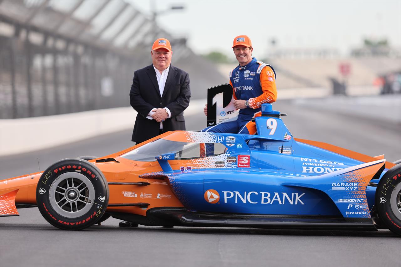 Chip Ganassi and Scott Dixon - Indianapolis 500 Front Row - By: Chris Owens -- Photo by: Chris Owens